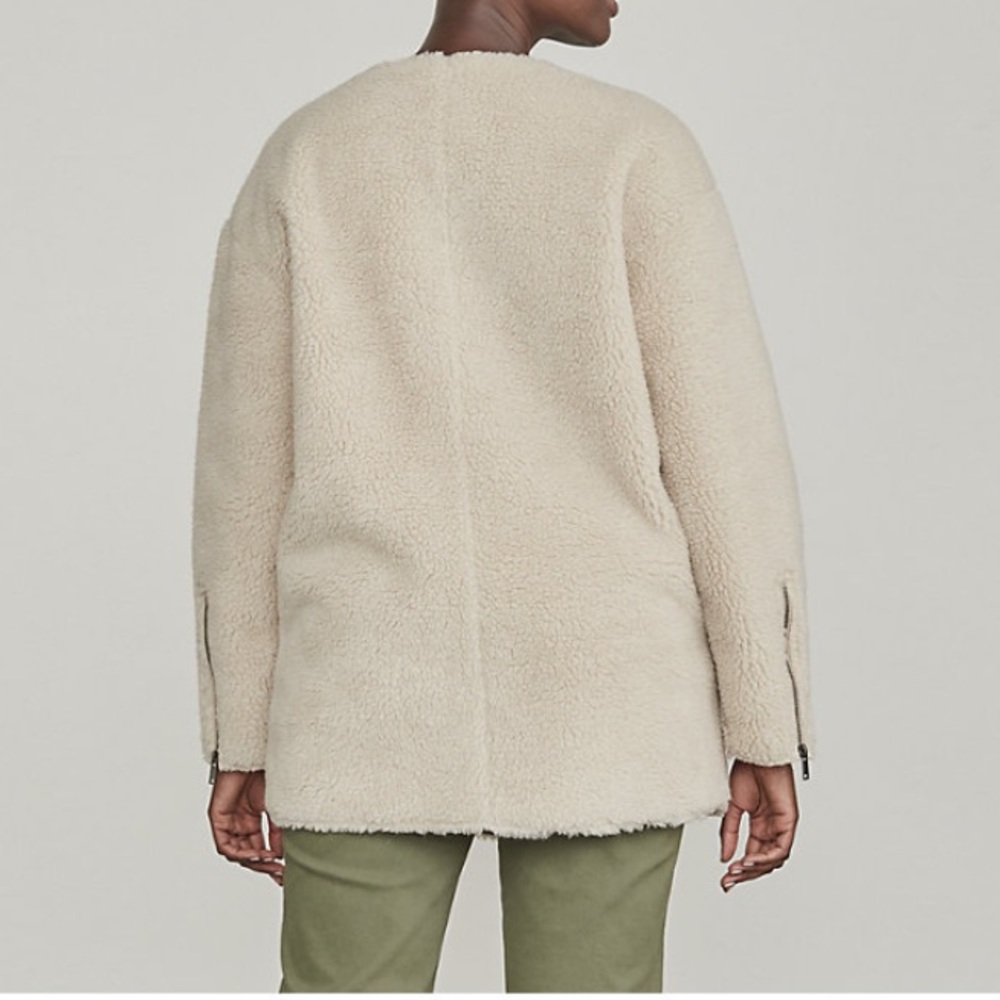 NWT Elizabeth and James Faux Sherpa Jacket - Picture 3 of 5
